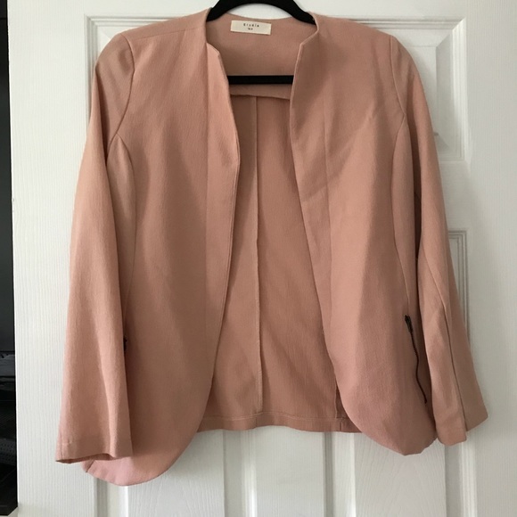 Elodie Jackets & Blazers - Blush pink blazer